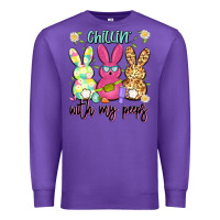 Purple chillin' with my peeps Premium Sweatshirt - Artiststas