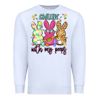 White chillin' with my peeps Premium Sweatshirt - Artiststas