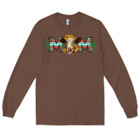Chestnut sunflower hereford cattle and cactus  mom Long Sleeve Tee - Jasminsmagicworld