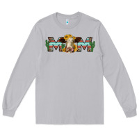 Moon Dust sunflower hereford cattle and cactus  mom Long Sleeve Tee - Jasminsmagicworld