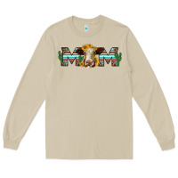 Mushroom sunflower hereford cattle and cactus  mom Long Sleeve Tee - Jasminsmagicworld