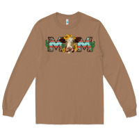 Toasted Coconut sunflower hereford cattle and cactus  mom Long Sleeve Tee - Jasminsmagicworld