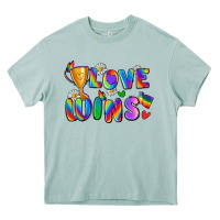 Arona love wins Heavy Core Tee - Zillion Design Studio