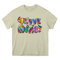 Mossy love wins Heavy Core Tee - Zillion Design Studio
