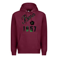Burgundy Born In 1957 Premium Hoodie - Bettercallsaul