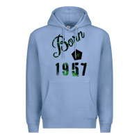 Colony Blue Born In 1957 Premium Hoodie - Bettercallsaul
