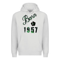 Dove Grey Born In 1957 Premium Hoodie - Bettercallsaul