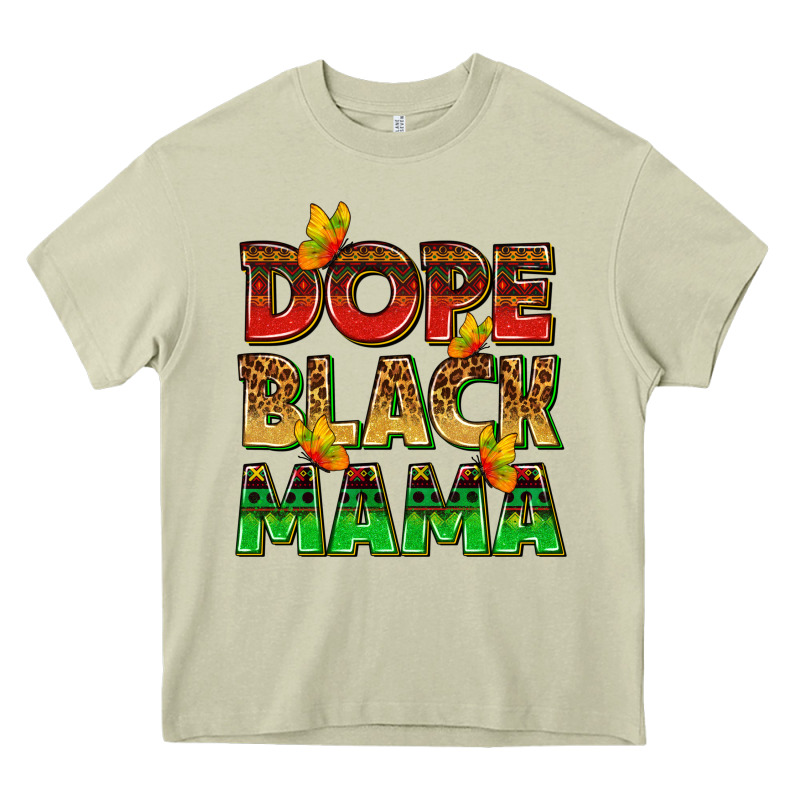 Dope Black Mama With Butterflies Heavy Core Tee by texasbilliewilder | Teevron