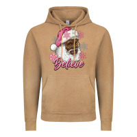 Vintage Camel pink christmas african american santa believe Vintage Hoodie - RanaPortraitStore