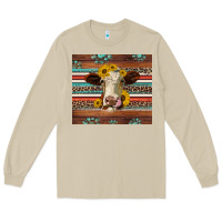 Mushroom western sunflowers gemstone heifer Long Sleeve Tee - Jasminsmagicworld
