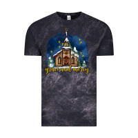 Cloud Black Christmas church and snow grace and mercy Vintage Tee - AdoDesignShop