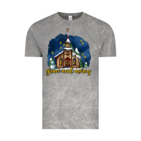 Cloud Rock Christmas church and snow grace and mercy Vintage Tee - AdoDesignShop