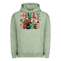 Pigment Oil Green holly jolly babe Urban Hoodie - CowGirlArtShop