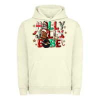 Pigment Pistachio holly jolly babe Urban Hoodie - CowGirlArtShop
