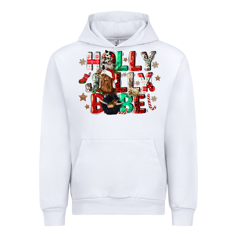 Holly Jolly Babe Urban Hoodie by CowGirlArtShop | Teevron