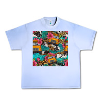 Grape Ice western school bus seamless pattern Urban Heavy Tee - BundleAndBundleShop