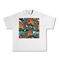 Lunar Rock western school bus seamless pattern Urban Heavy Tee - BundleAndBundleShop