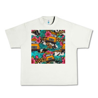 Pistachio western school bus seamless pattern Urban Heavy Tee - BundleAndBundleShop