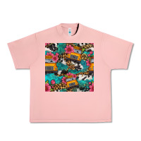 Salmon western school bus seamless pattern Urban Heavy Tee - BundleAndBundleShop