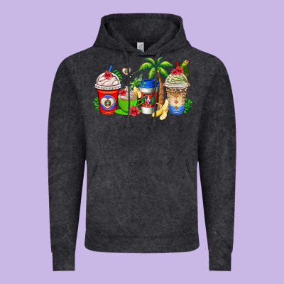 Dominican Republic Coffee Cups Vintage Hoodie Designed By Adodesignshop