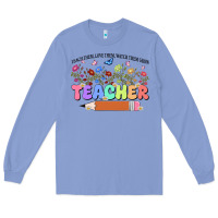 Colony Blue teacher wildflowers kopyası Long Sleeve Tee - JahusDesignShop
