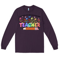 Plum teacher wildflowers kopyası Long Sleeve Tee - JahusDesignShop