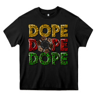 Black dope dope dope Heavy Core Tee - texasbilliewilder