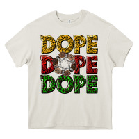 Cream dope dope dope Heavy Core Tee - texasbilliewilder