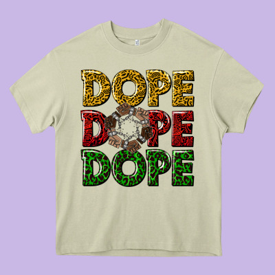 Dope Dope Dope Heavy Core Tee Designed By Texasbilliewilder