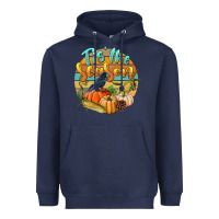 Navy tis' the season Heavyweight Hoodie - LillyAllenDesigns