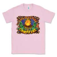 Bubblegum Pink life is better around the campfire Classic Tee - BarkalooDesign