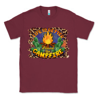 Burgundy life is better around the campfire Classic Tee - BarkalooDesign