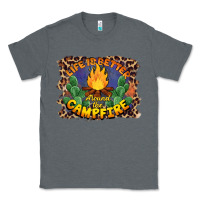 Charcoal Heather life is better around the campfire Classic Tee - BarkalooDesign
