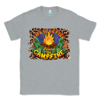 Heather Grey life is better around the campfire Classic Tee - BarkalooDesign