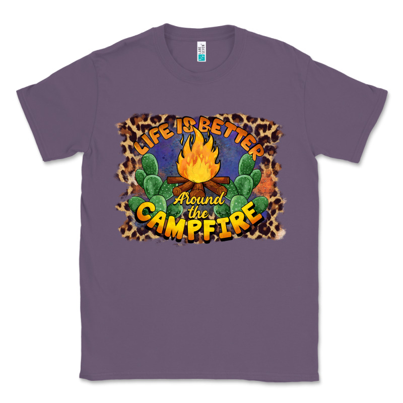 Life Is Better Around The Campfire Classic Tee by BarkalooDesign | Teevron