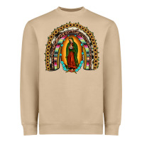 Our Lady Of Guadalupe Rainbow Heavyweight Sweatshirt | Teevron
