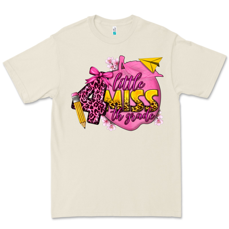 Little Miss 4th Grade Premium Tee by texasbilliewilder | Teevron