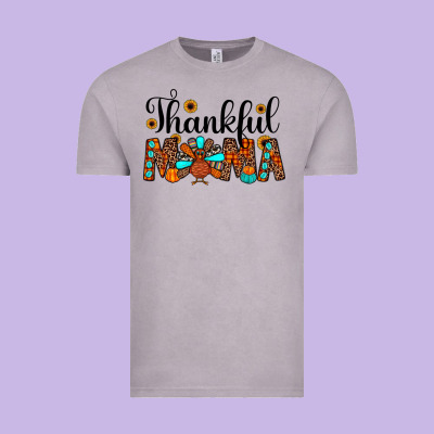Thankful Mama Vintage Tee Designed By Jahusdesignshop