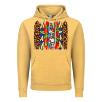Vintage Mustard dominican republic brushstrokes Vintage Hoodie - AdoDesignShop