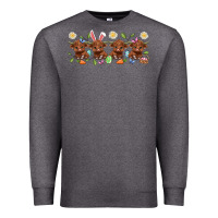 Charcoal Heather easter day baby heifers Premium Sweatshirt - Artiststas