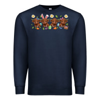 Navy easter day baby heifers Premium Sweatshirt - Artiststas