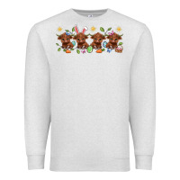 Oatmeal Heather easter day baby heifers Premium Sweatshirt - Artiststas