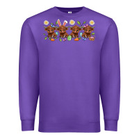 Purple easter day baby heifers Premium Sweatshirt - Artiststas