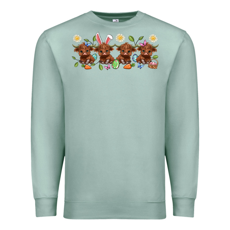 Easter Day Baby Heifers Premium Sweatshirt by Artiststas | Teevron