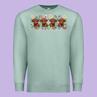 Easter Day Baby Heifers Premium Sweatshirt Designed By Artiststas