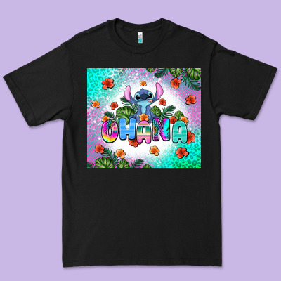 Ohana Stitch Premium Tee Designed By Adodesignshop