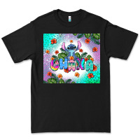 Black ohana stitch Premium Tee - AdoDesignShop