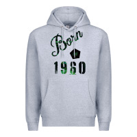 Heather Grey Born In 1960 Premium Hoodie - Bettercallsaul