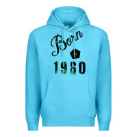 Ocean Blue Born In 1960 Premium Hoodie - Bettercallsaul