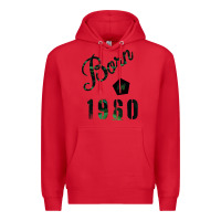 Red Born In 1960 Premium Hoodie - Bettercallsaul